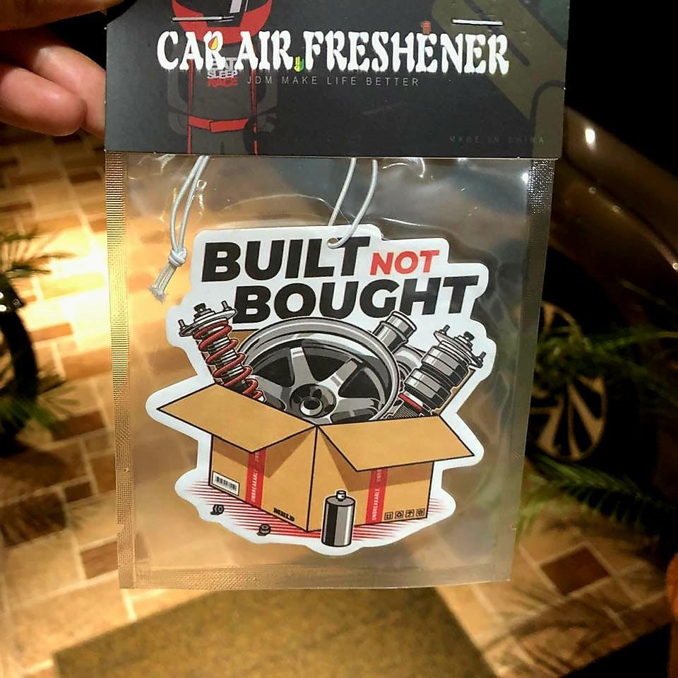 Built Not Bought JDM Air Freshener