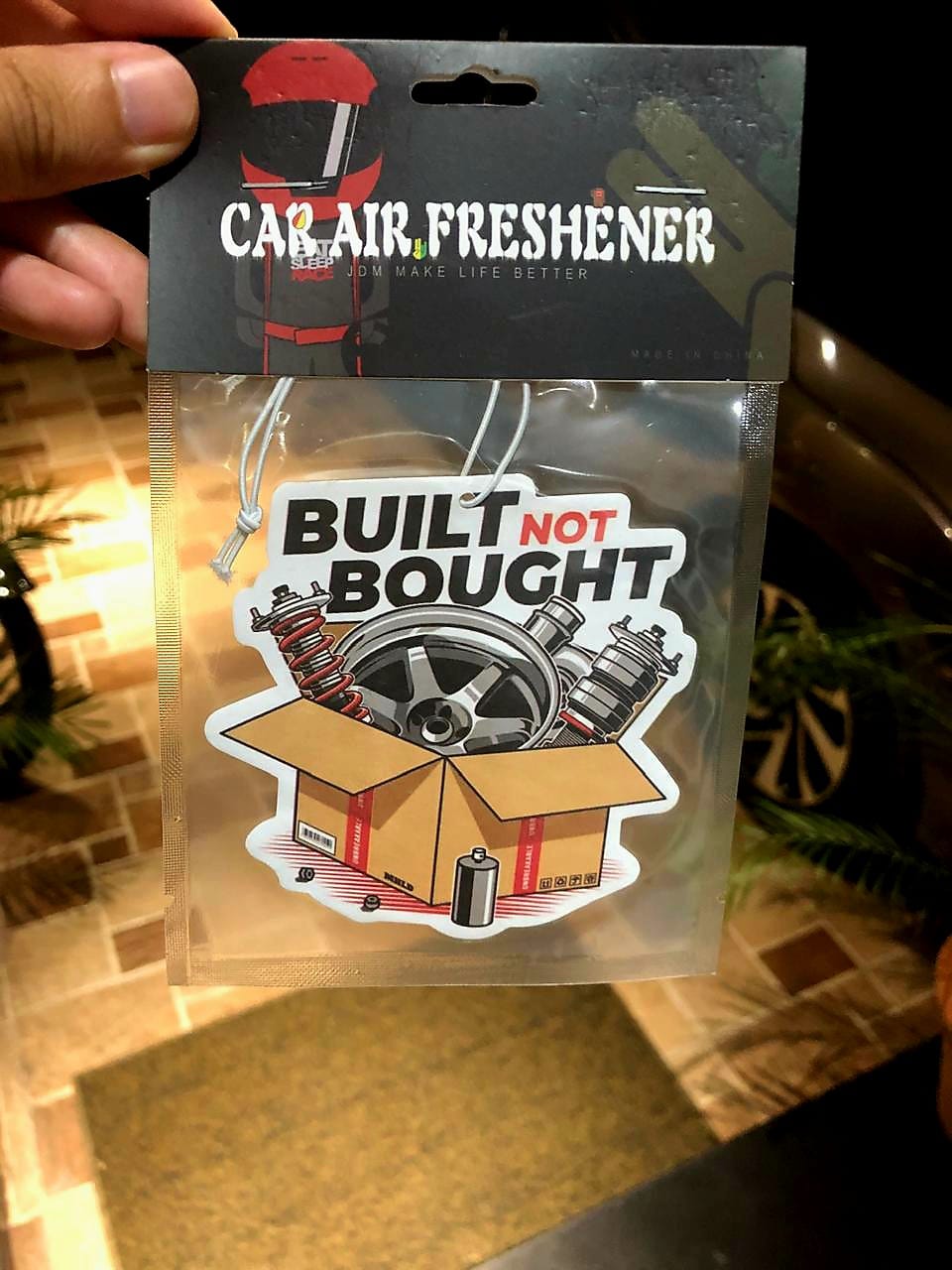 Built Not Bought JDM Air Freshener