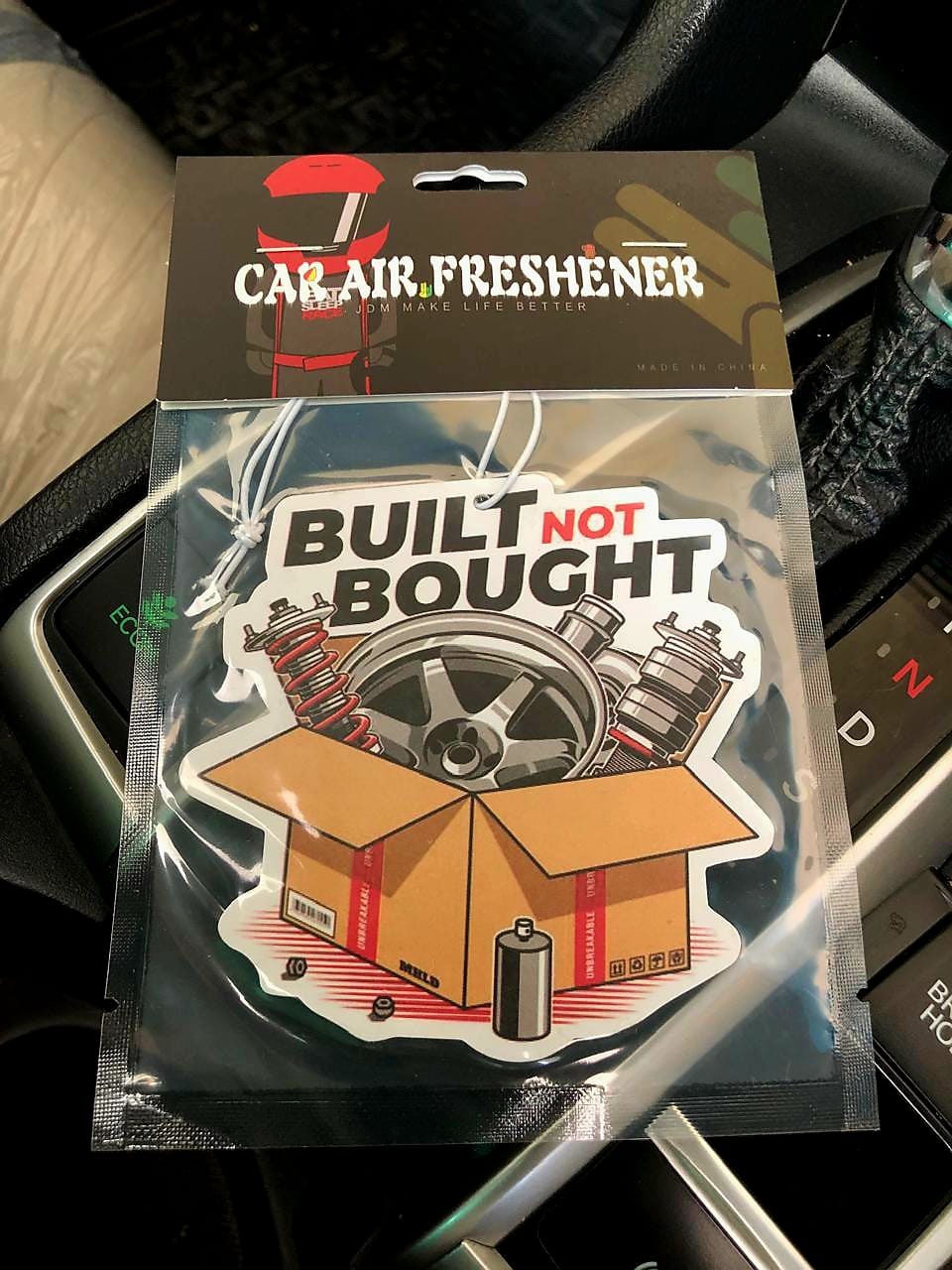 Built Not Bought JDM Air Freshener