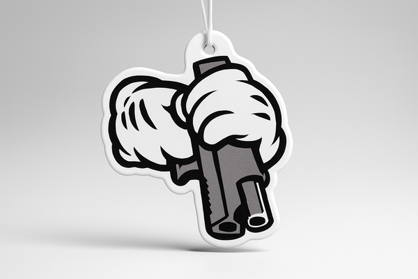 Enhanced air freshener without hand and background for clean product display