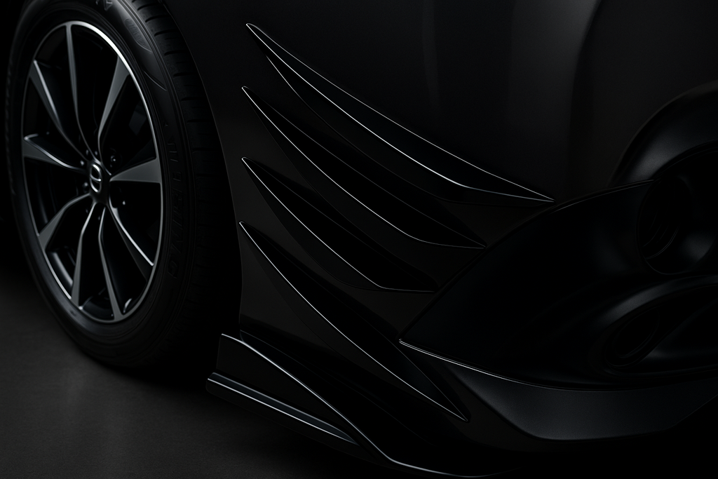 Enhanced car wings/spoiler accessories for homepage display