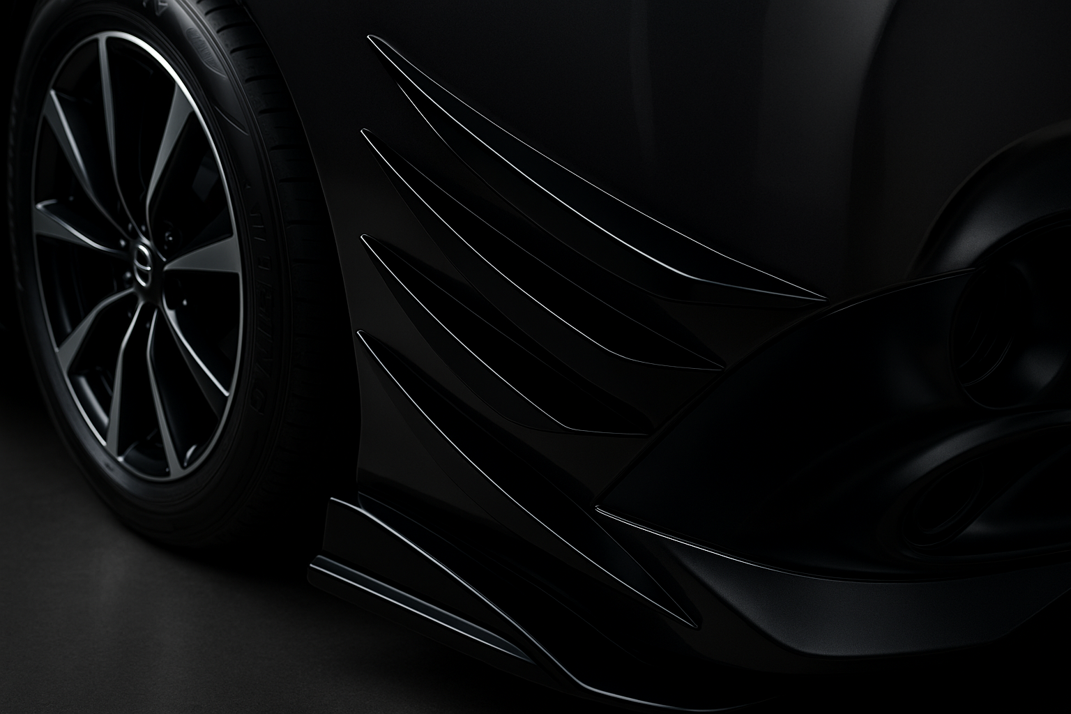 Enhanced car wings/spoiler accessories for homepage display