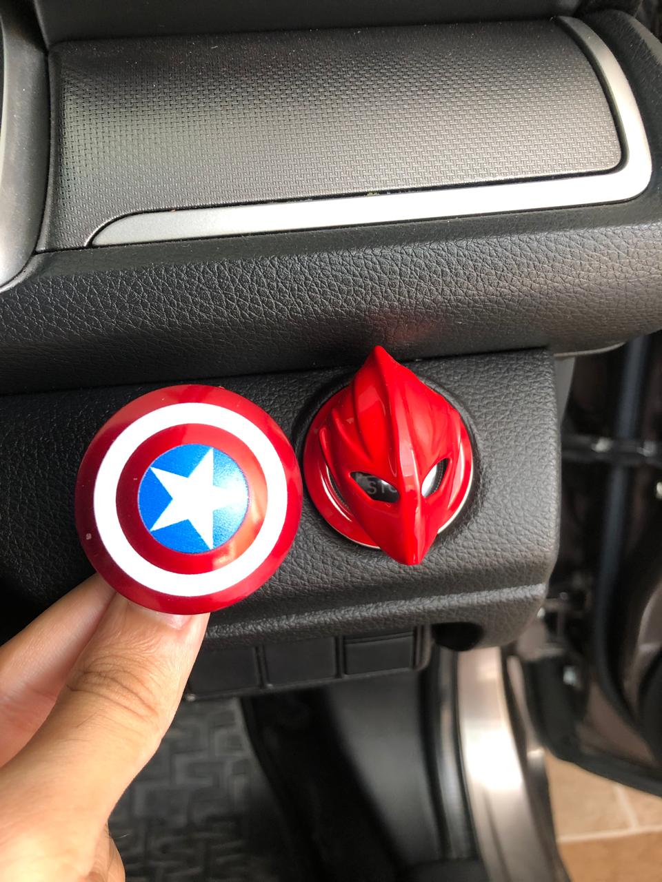 Captain America's shield Puch Start Cover