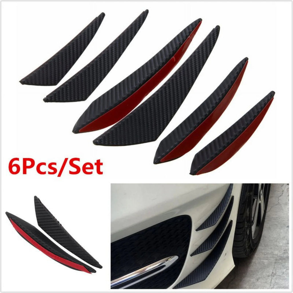 universal Front Bumper wings carbon fiber